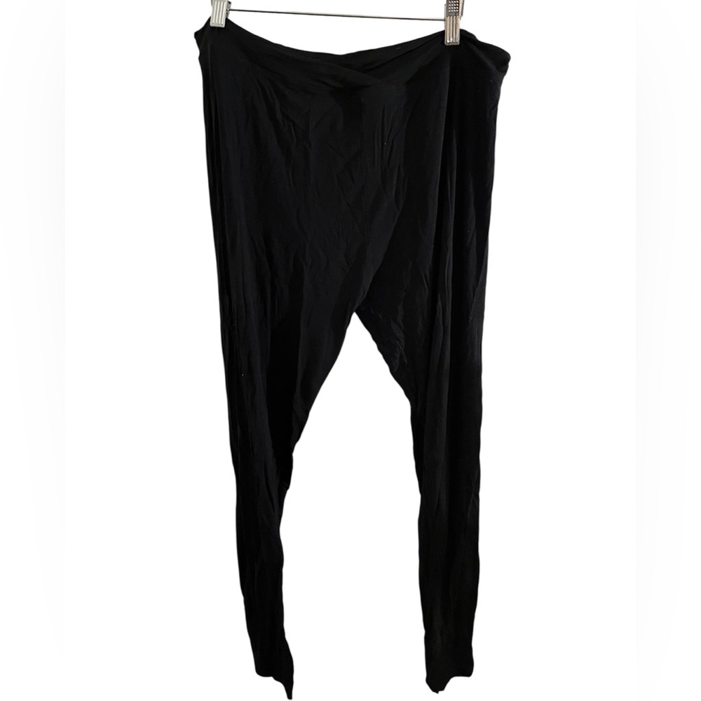 Cuddl Duds Soft Black Stretch Pants